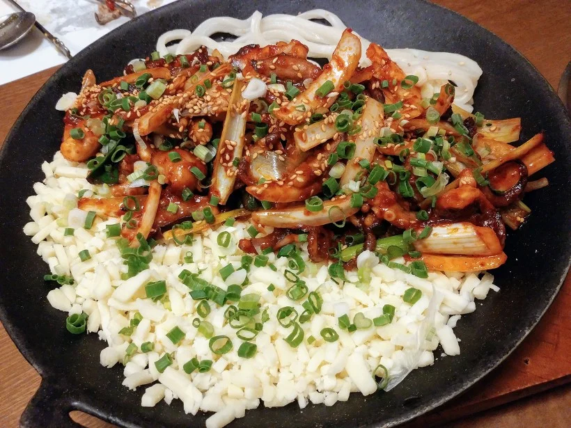 치즈낙지볶음
