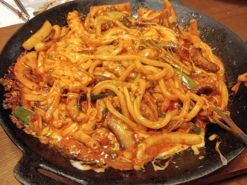 치즈낙지볶음