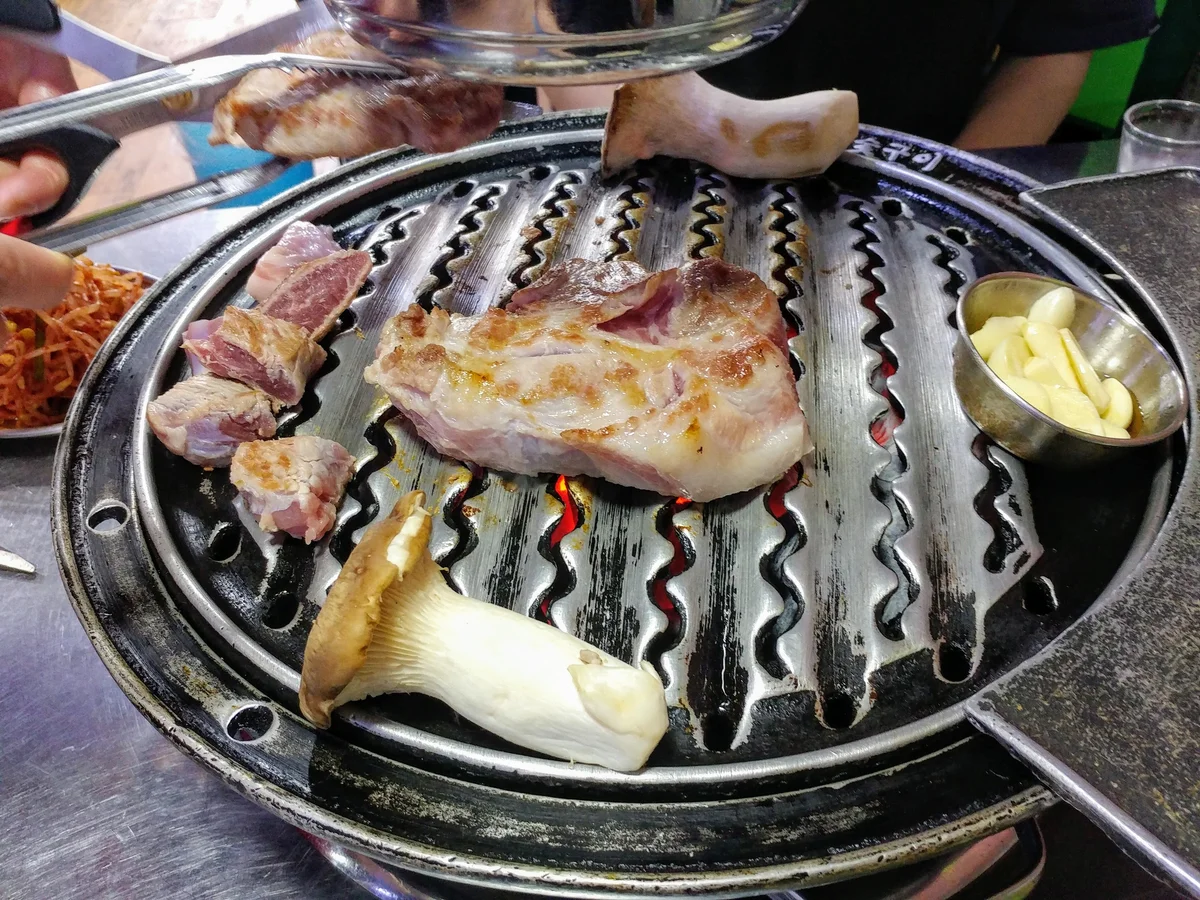 땅코참숯구이 본점 목살