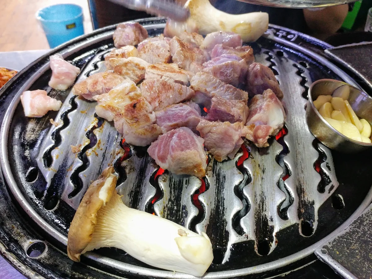 땅코참숯구이 본점 목살