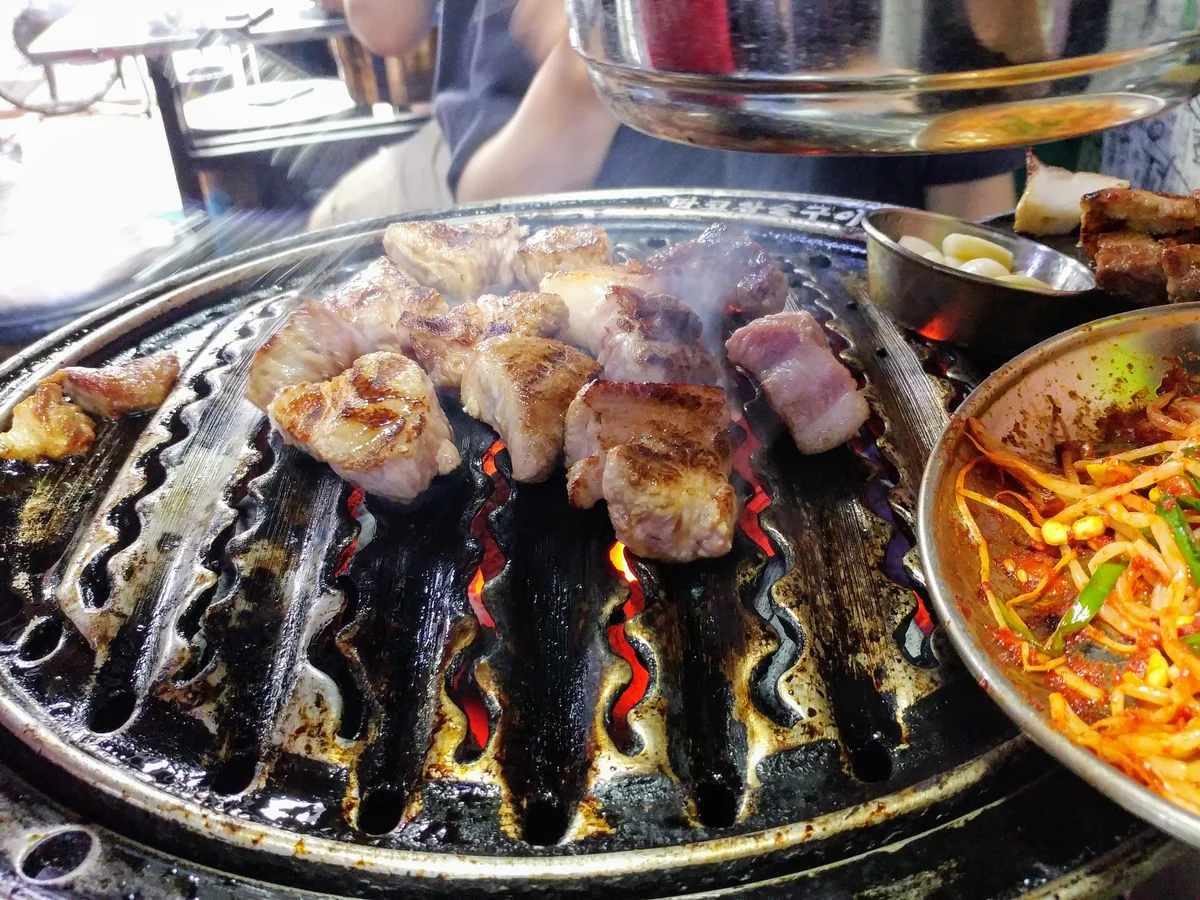 땅코참숯구이 본점 목살
