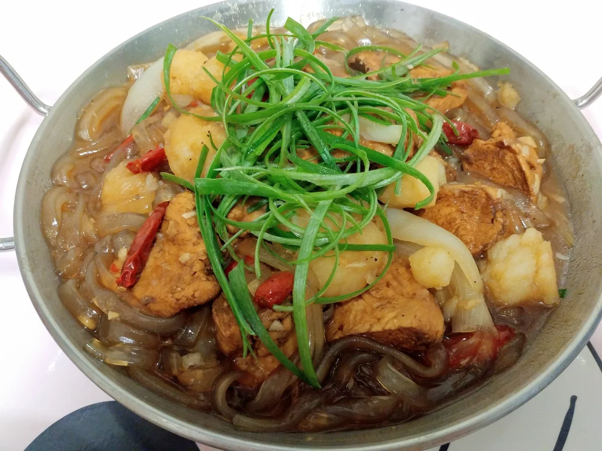 쨈표 찜닭+감자전