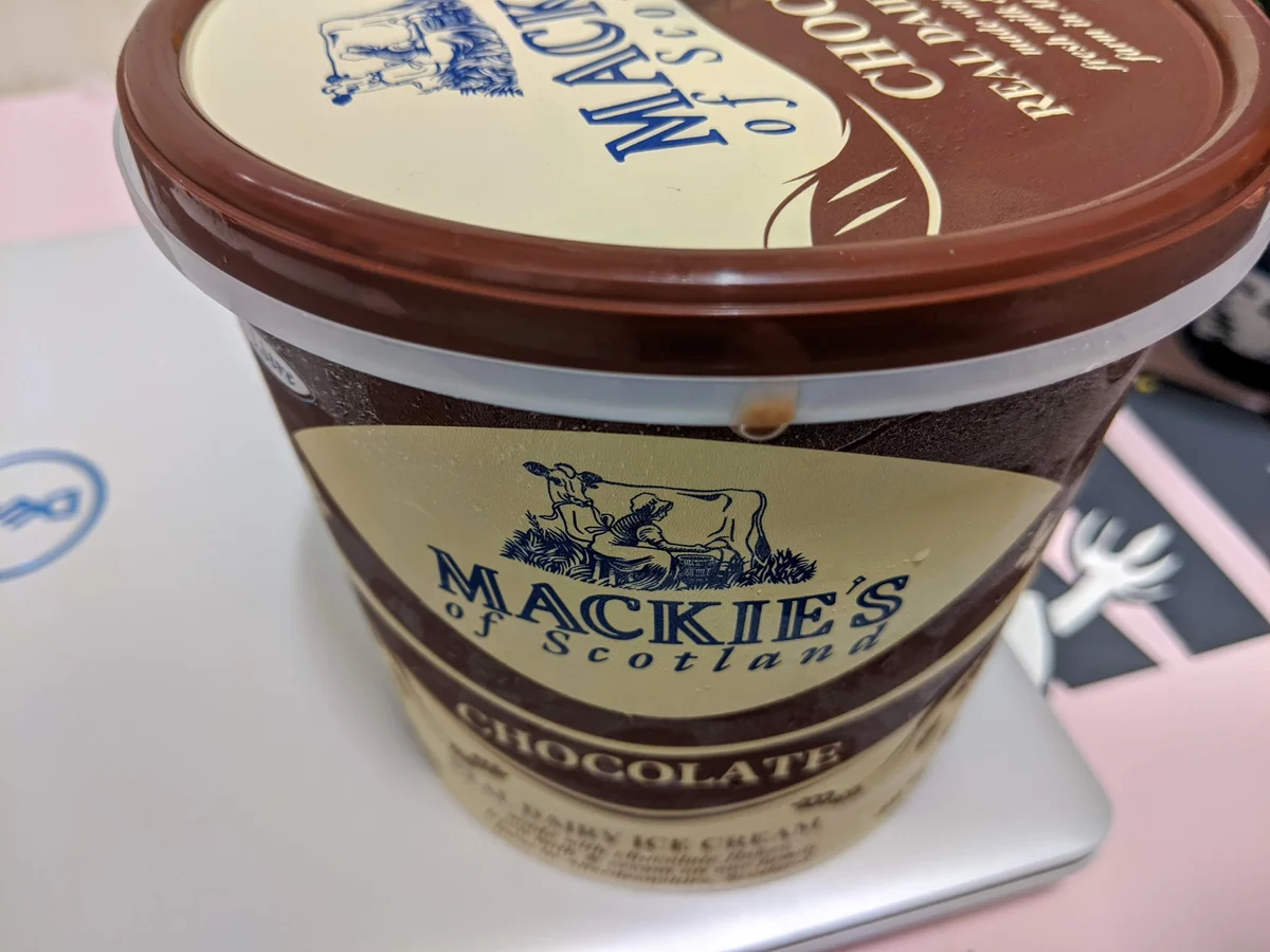 맥키스 아이스크림 초코