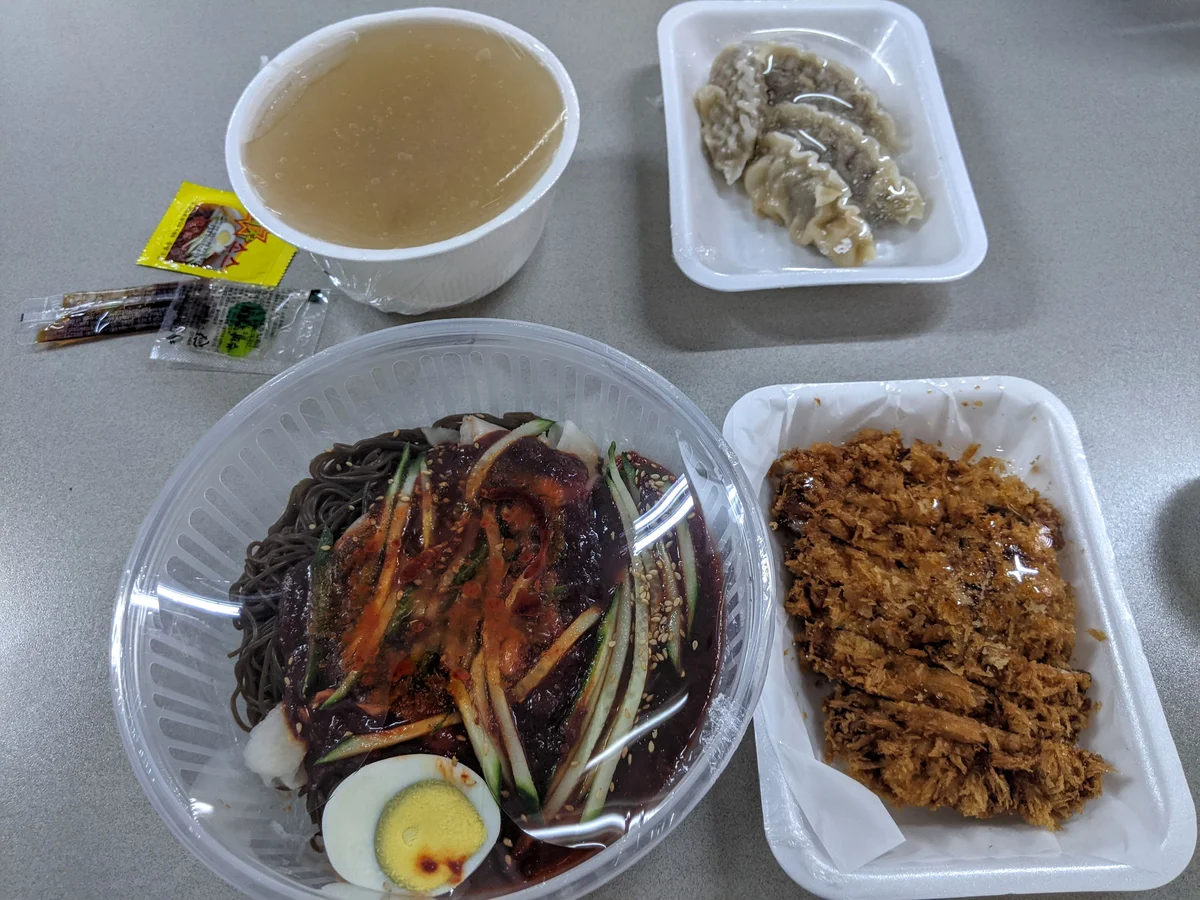 성수동 차고집냉면 배달