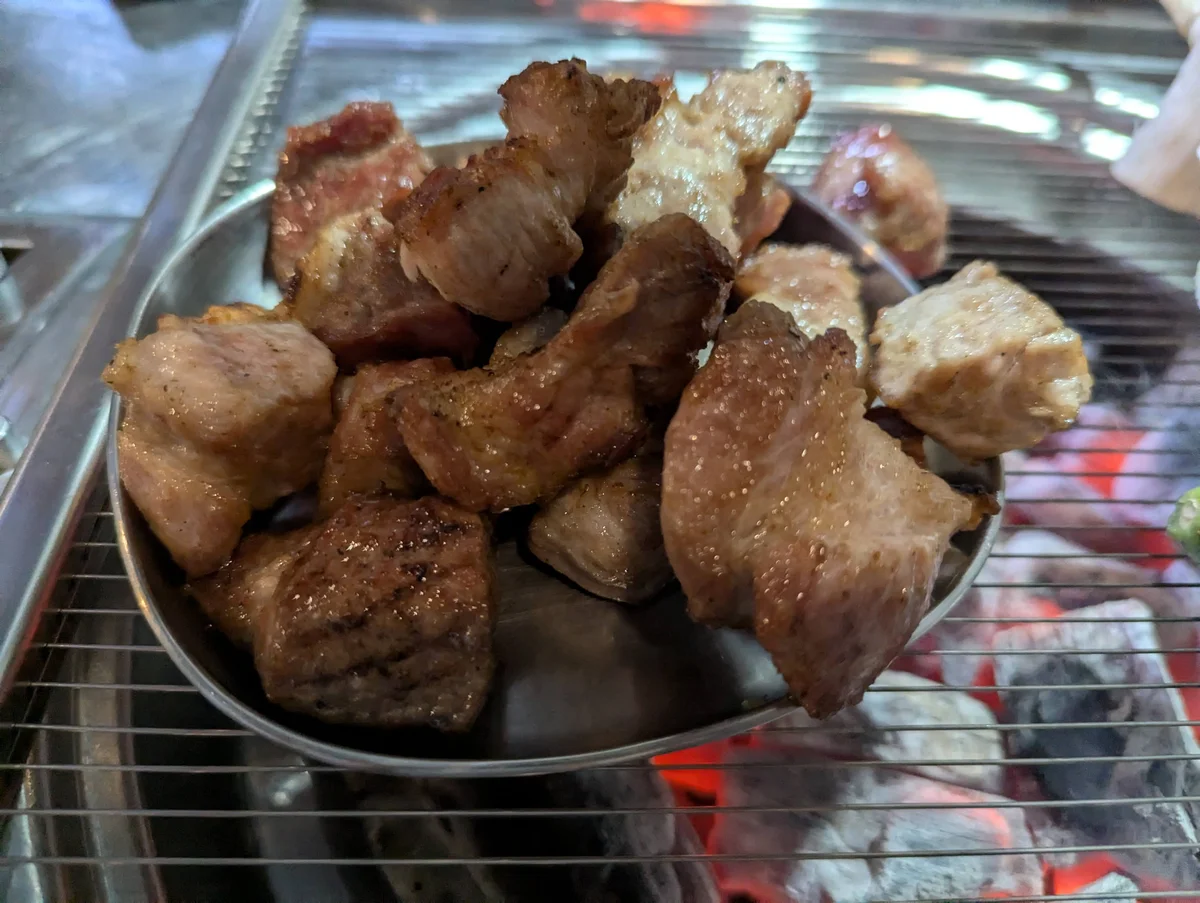 목살