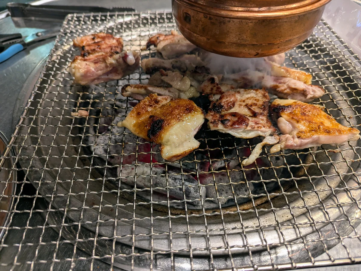 숯불 허브 닭갈비