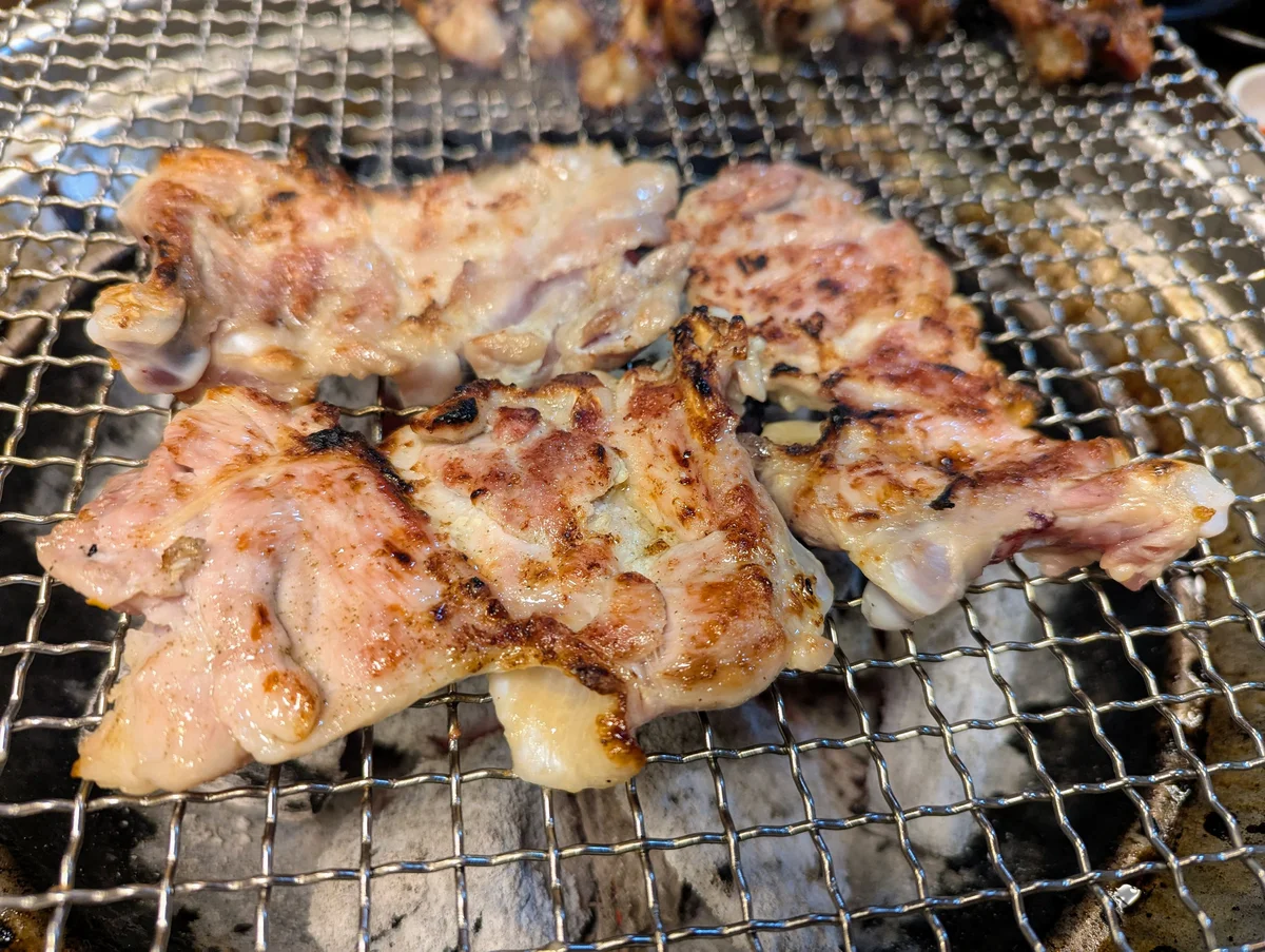숯불 허브 닭갈비