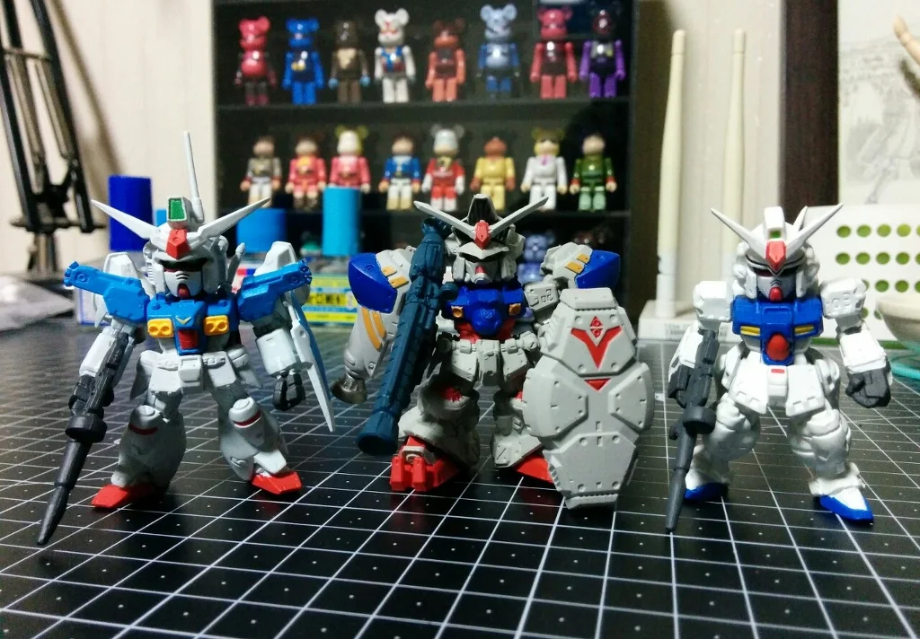 건담 컨버지 GP01, 02, 03